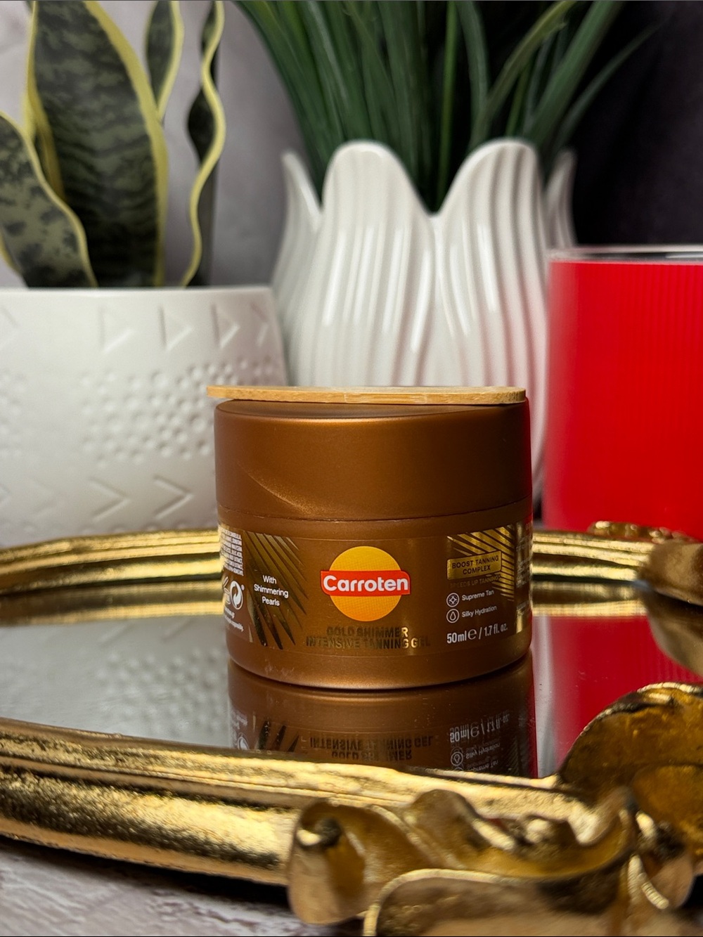 Gold Shimmer Intensive Tanning Gel - Brown